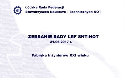 Zebranie Rady ŁRF SNT-NOT